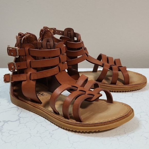 🔥FINAL💲⬇️Link Toddler Girl Gladiator Sandals, Size 10 ~ NWOT - Picture 2 of 9